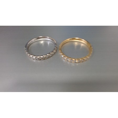 Anillo anillos escaparate de oro 18k